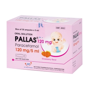 Pallas 120mg An Thiên 30 ống x 5ml (Paracetamol)
