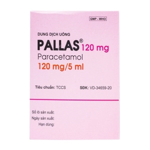 Pallas 120mg An Thiên 30 ống x 5ml (Paracetamol)