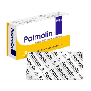 Palmolin 60mg Sao Kim 2 vỉ x 10 viên (Fexofenadin hydroclorid)