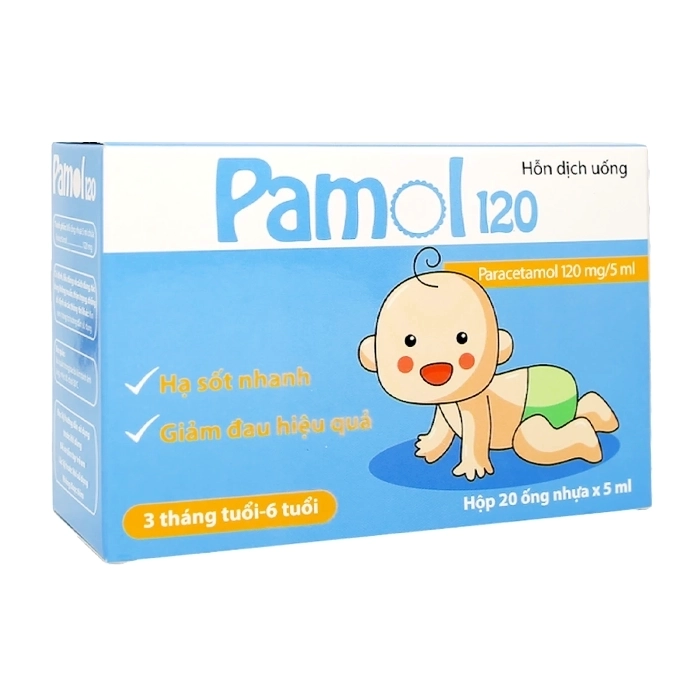 Pamol 120 CPC1 Hà Nội 20 ống x 5ml