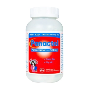 Panactol 500mg Khapharco 200 viên (Paracetamol)