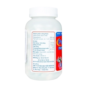 Panactol 500mg Khapharco 200 viên (Paracetamol)