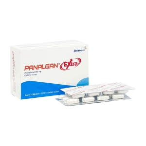 Panalgan Extra Pharimexco 10 vỉ x 10 viên (Paracetamol + Cafein)