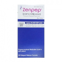 Pancrelipase Zenpep 100 viên