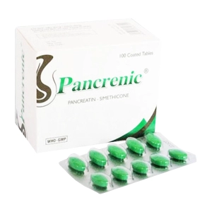 Pancrenic NIC Pharma 10 vỉ x 10 viên (Pancreatin + Simethicone)