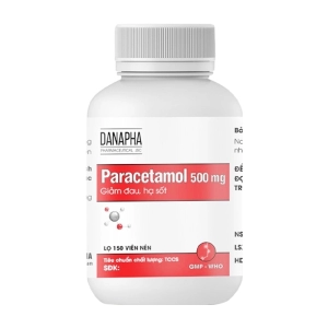 Paracetamol 500mg Danapha 150 viên (Paracetamol)