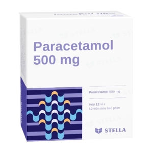 Paracetamol 500mg Stellapharm 12 vỉ x 10 viên (Paracetamol)