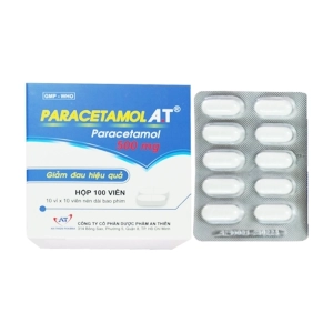 Paracetamol A.T 500mg An Thiên 10 vỉ x 10 viên (Paracetamol)