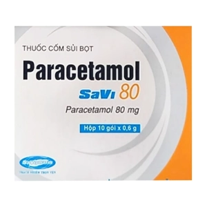 Paracetamol Savi 80 Savipharm 10 gói x 0.6g