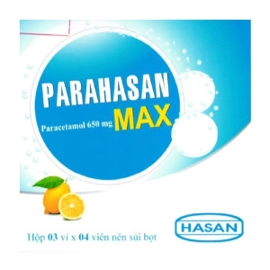 Parahasan Max 650mg Hasan 3 vỉ x 4 viên