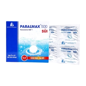 Paralmax 500 Boston Pharma 5 vỉ x 4 viên (Paracetamol)