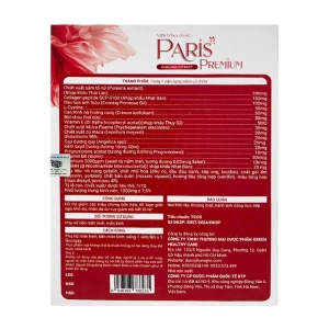 Paris Premium 30 viên - Viên uống nội tiết tố nữ Paris Premium 30 viên - Viên uống nội tiết tố nữ