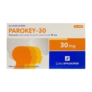 Parokey-30 Davipharm 6 vỉ x 10 viên (Paroxetine)