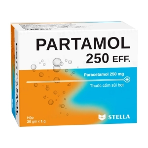 Partamol 250 EFF. Stellapharm 20 gói x 1g (Paracetamol)