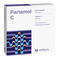 Partamol C Stellapharm 4 vỉ x 4 viên Partamol C Stellapharm 4 vỉ x 4 viên