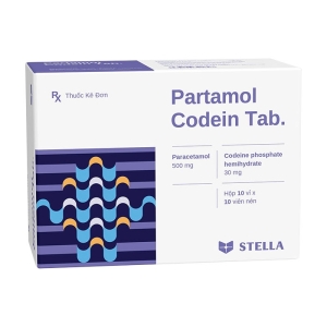 Partamol Codein Tab. Stellapharm 10 vỉ x 10 viên