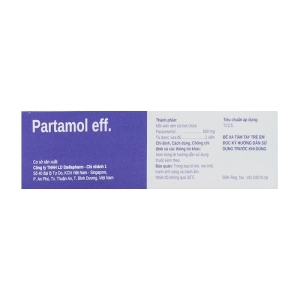 Partamol eff. Stellapharm 4 vỉ x 4 viên