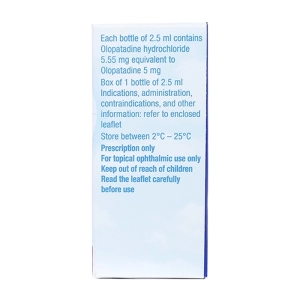 Pataday 0.2% Novartis chai 2.5ml (Olopatadine hydrochloride)