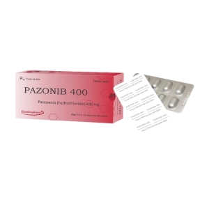 Pazonib 400 Herabiopharm 3 vỉ x 10 viên (Pazopanib)