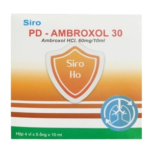 PD-Ambroxol 30 Phương Đông 4 vỉ x 5 ống x 10ml (Ambroxol hydroclorid)
