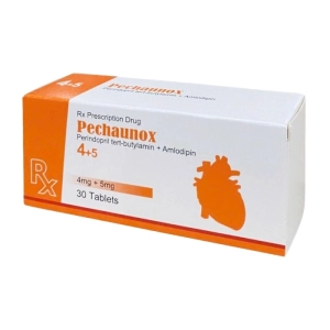 Pechaunox 4/5 Adamed 3 vỉ x 10 viên (Perindopril + Amlodipin)