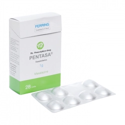 Pentasa 1g Ferring 4 vỉ x 7 viên