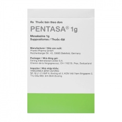 Pentasa 1g Ferring 4 vỉ x 7 viên