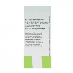 Pentasa 500mg Ferring 10 vỉ x 10 viên