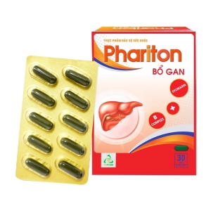 Phariton Bổ Gan TV.Pharm 3 vỉ x 10 viên - Hỗ trợ giải độc gan