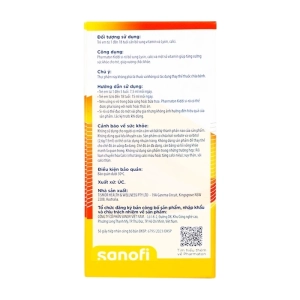 Pharmaton Kiddi Syrup Sanofi 100ml - Giúp bổ sung Lysin, Calci Pharmaton Kiddi Syrup Sanofi 100ml - Giúp bổ sung Lysin, Calci