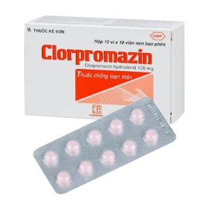 Clorpromazin 100mg Pharmedic 10 vỉ x 10 viên Clorpromazin 100mg Pharmedic 10 vỉ x 10 viên