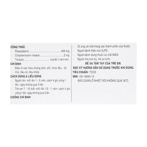 Coldfed Pharmedic 10 vỉ x 10 viên