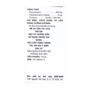 Coldfed Pharmedic 80 viên