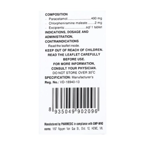 Coldfed Pharmedic 80 viên