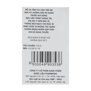 Farnisone 5mg Pharmedic 10 vỉ x 20 viên