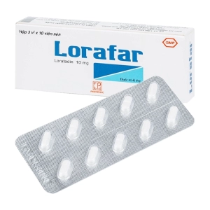 Lorafar 10mg Pharmedic 3 vỉ x 10 viên Lorafar 10mg Pharmedic 3 vỉ x 10 viên
