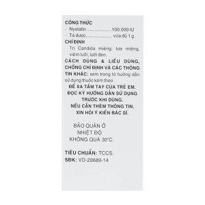 Nystafar Pharmedic 10 gói x 1g