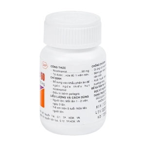 Vitamin PP 50 Pharmedic 60 viên