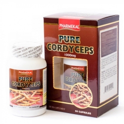 Pharmekal Pure Cordyceps - Viên uống đông trùng hạ thảo chai 60 viên Pharmekal Pure Cordyceps - Viên uống đông trùng hạ thảo chai 60 viên