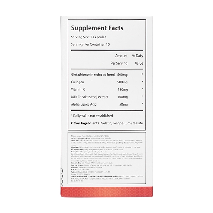 Spathion White Skin Pharmekal 30 viên - Hỗ trợ cải thiện lão hoá da Spathion White Skin Pharmekal 30 viên - Hỗ trợ cải thiện lão hoá da
