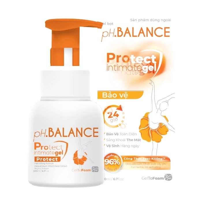 pH.Balance Protect Intimate Gel CPC1 Hà Nội 200ml – Gel bọt (bảo vệ)