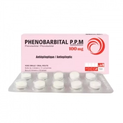 Phenobarbital P.P.M 100mg 2 vỉ x 10 viên Phenobarbital P.P.M 100mg 2 vỉ x 10 viên