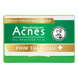 Phim thấm dầu Acnes Oil Remover Film, Gói 50 tờ Phim thấm dầu Acnes Oil Remover Film, Gói 50 tờ