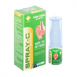 Phun Sương Vệ Sinh Tai Spray-C Nano Bạc Aero Chemie 15ml