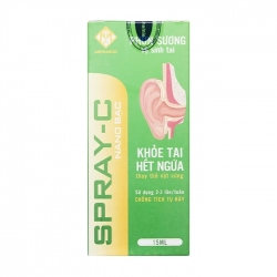 Phun Sương Vệ Sinh Tai Spray-C Nano Bạc Aero Chemie 15ml