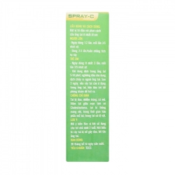Phun Sương Vệ Sinh Tai Spray-C Nano Bạc Aero Chemie 15ml