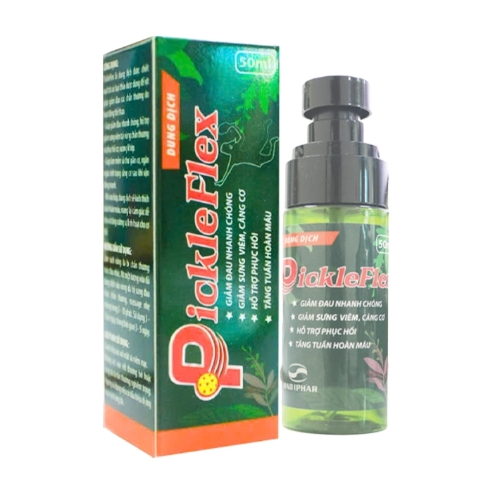 PickleFlex Hadiphar 50ml - Giúp giảm đau các chấn thương