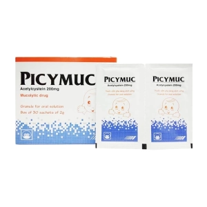 Picymuc 200mg Pymepharco 30 gói x 2g – Thuốc long đàm Picymuc 200mg Pymepharco 30 gói x 2g – Thuốc long đàm