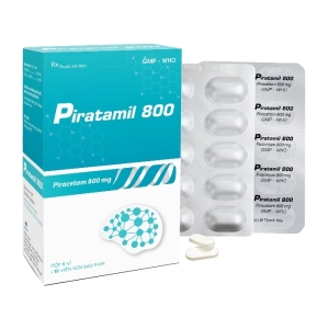 Piratamil 800 Thephaco 5 vỉ x 10 viên (Piracetam)