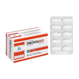Piroton 800 Boston Pharma 5 vỉ x 10 viên (Piracetam)